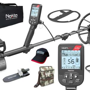 Wykrywacz metali Nokta Simplex Ultra + ZESTAW END OF THE YEAR 2024, zestaw digger, torba na znaleziska, czapeczka, torba na detektor